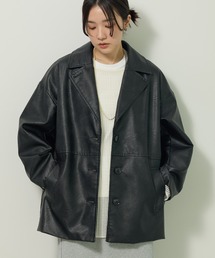 合成皮革ジャケット