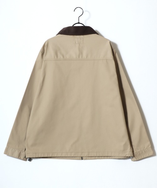 Dickies（ディッキーズ）の「Dickies/ディッキーズ 別注 Hunting Jacket/オーバーサイズ コットン 襟コーデュロイ ハンティングジャケット/ワークジャケット/ブルゾン/レディース メンズ（ブルゾン・メンズ・ブラック/カーキ/ブラック系その他/ベージュ/ブラウン・M/XL/L）」の13枚目の写真