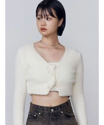 EMODA | シャギーコンパクトリボンツインセット(ニット/セーター)