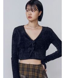 EMODA | シャギーコンパクトリボンツインセット(ニット/セーター)