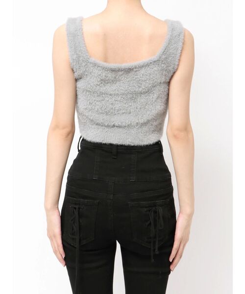 セール】シャギーコンパクトリボンツインセット（ニット/セーター