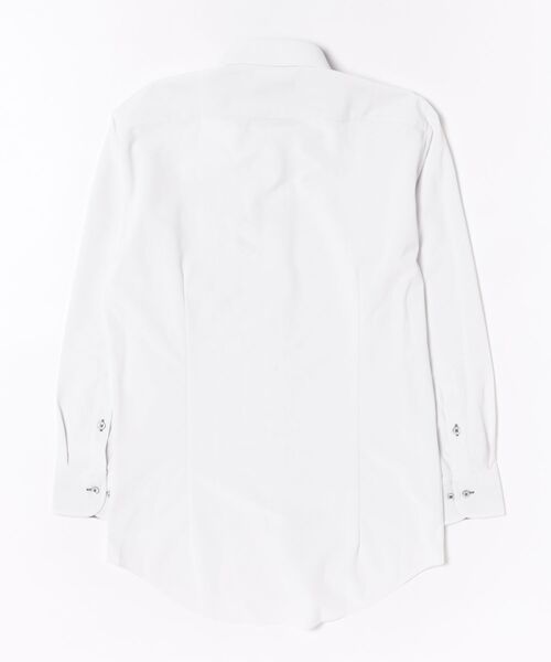 TOKYO SHIRTS(トウキョウシャツ)の「形態安定ノンアイロン ボタンダウン 長袖ストレッチビジネスワイシャツ(ビジネスシャツ・メンズ・グレー・首回り39cm-裄丈80cm/首回り39cm-裄丈84cm/首回り41cm-裄丈82cm/首回り41cm-裄丈86cm/首回り42cm-裄丈82cm/首回り42cm-裄丈86cm/首回り43cm-裄丈82cm/首回り43cm-裄丈86cm/首回り37cm-裄丈80cm/首回り37cm-裄丈84cm)」の7枚目の写真
