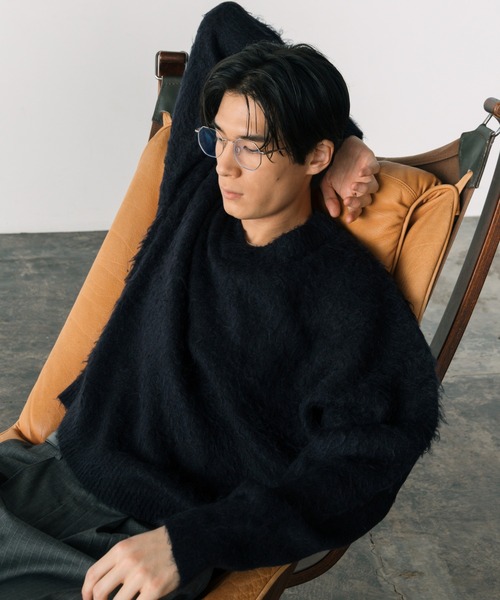 LURAKU（ルラク）の「【LURAKU】Brushed Wool V-neck Knit / LURAKU