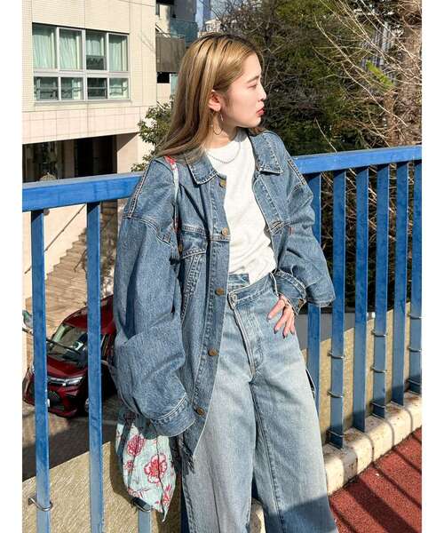 Ungrid（アングリッド）の「【WEB限定】スリーブボリュームワッフルロングスリーブTee（Tシャツ/カットソー・レディース・チャコールグレー/ネイビー/ブラウン/ボルドー/ピンク/アイボリー・FREE）」の17枚目の写真