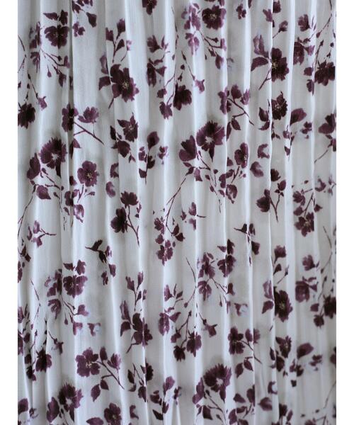 Lugnoncure（ルノンキュール）の「花柄クリンクルギャザースカート《2025autumn catalog item》（スカート・レディース・ブラック/ブラウン/オフホワイト・F）」の8枚目の写真
