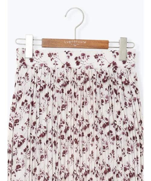 Lugnoncure（ルノンキュール）の「花柄クリンクルギャザースカート《2025autumn catalog item》（スカート・レディース・ブラック/ブラウン/オフホワイト・F）」の16枚目の写真