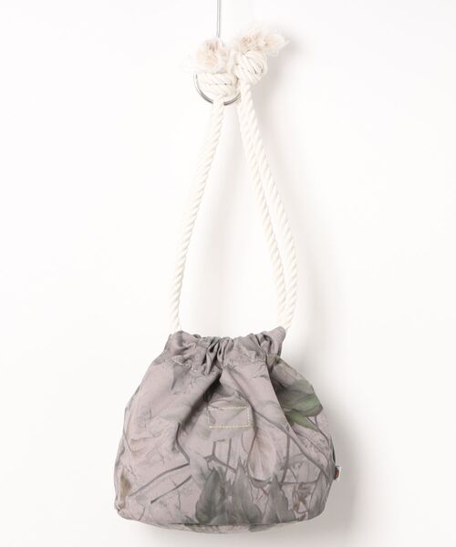 Dickies（ディッキーズ）の「【Dickies】DK TC TWILL DRAWSTRING BAG MN / ディッキーズ ドローストリング バッグ（ハンドバッグ・メンズ・ブラウン系カモフラージュ/レッド/グレー系カモフラージュ・FREE）」の4枚目の写真