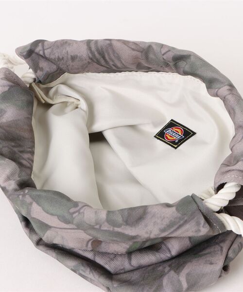 Dickies（ディッキーズ）の「【Dickies】DK TC TWILL DRAWSTRING BAG MN / ディッキーズ ドローストリング バッグ（ハンドバッグ・メンズ・ブラウン系カモフラージュ/レッド/グレー系カモフラージュ・FREE）」の6枚目の写真