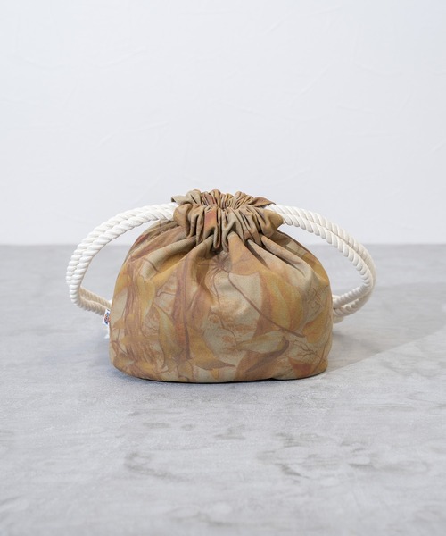 Dickies（ディッキーズ）の「【Dickies】DK TC TWILL DRAWSTRING BAG MN / ディッキーズ ドローストリング バッグ（ハンドバッグ・メンズ・ブラウン系カモフラージュ/レッド/グレー系カモフラージュ・FREE）」の16枚目の写真