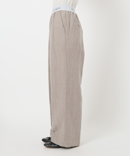 FRAMeWORK（フレームワーク）の「PROTAGONISTA/プロタゴニスタ ウールリネンパンツ（スラックス・レディース・ライトグレー・FREE）」の17枚目の写真