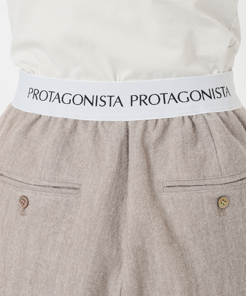 FRAMeWORK（フレームワーク）の「PROTAGONISTA/プロタゴニスタ ウールリネンパンツ（スラックス・レディース・ライトグレー・FREE）」の5枚目の写真