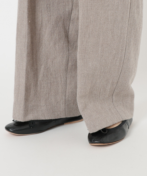 FRAMeWORK（フレームワーク）の「PROTAGONISTA/プロタゴニスタ ウールリネンパンツ（スラックス・レディース・ライトグレー・FREE）」の19枚目の写真