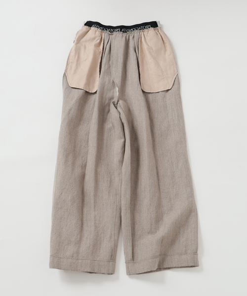 FRAMeWORK（フレームワーク）の「PROTAGONISTA/プロタゴニスタ ウールリネンパンツ（スラックス・レディース・ライトグレー・FREE）」の20枚目の写真