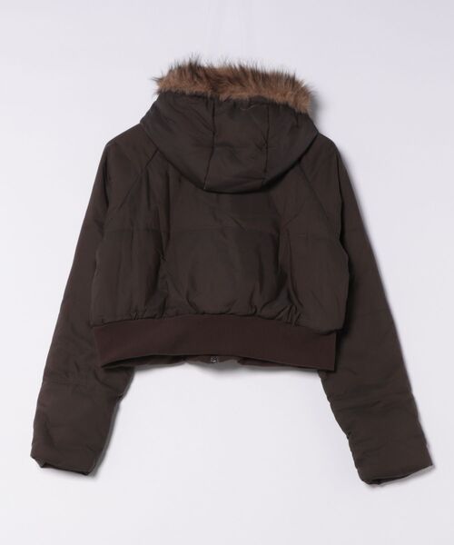 UP START（アップスタート）の「【LAMPOON】中綿ショートフードブルゾン（ブルゾン・レディース・モカ・MEDIUM/SMALL/LARGE）」の11枚目の写真