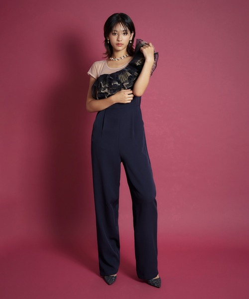 My shawty(マイシャウティー)の「tule motif pants dress(パンツドレス・レディース・ブラック/ミント/ネイビー・SMALL/MEDIUM/LARGE)」の4枚目の写真