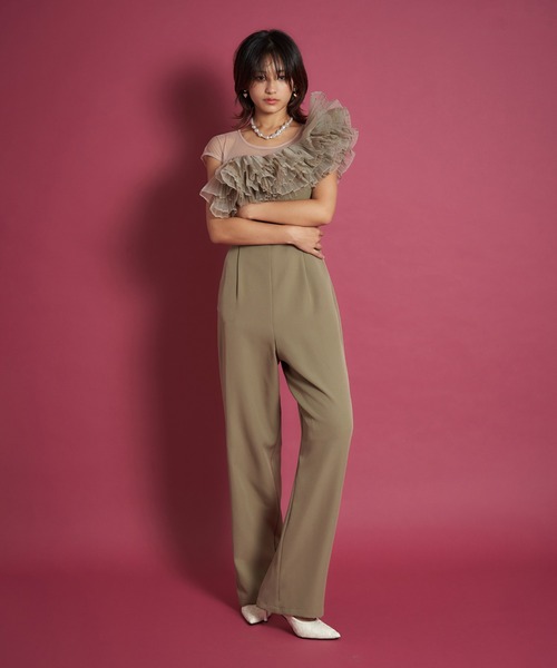 My shawty(マイシャウティー)の「tule motif pants dress(パンツドレス・レディース・ブラック/ミント/ネイビー・SMALL/MEDIUM/LARGE)」の8枚目の写真