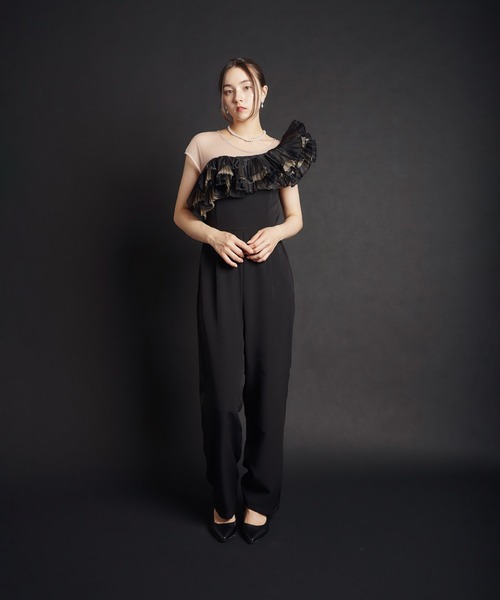 My shawty(マイシャウティー)の「tule motif pants dress(パンツドレス・レディース・ブラック/ミント/ネイビー・SMALL/MEDIUM/LARGE)」の20枚目の写真