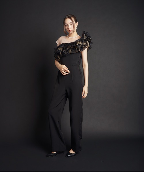 My shawty(マイシャウティー)の「tule motif pants dress(パンツドレス・レディース・ブラック/ミント/ネイビー・SMALL/MEDIUM/LARGE)」の19枚目の写真