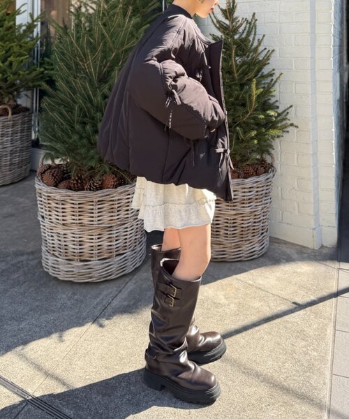 中綿リボンブルゾン（ブルゾン）｜w closet（ダブルクローゼット）の