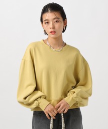 BAYFLOW | バックオープンショートスウェット(スウェット)