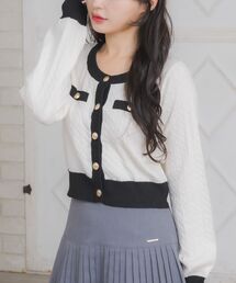 ケーブルヴィンテージカーデ