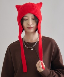 Paradise Picnic（パラダイスピクニック）の「ネコみみ　ニット帽（ニットキャップ/ビーニー）」