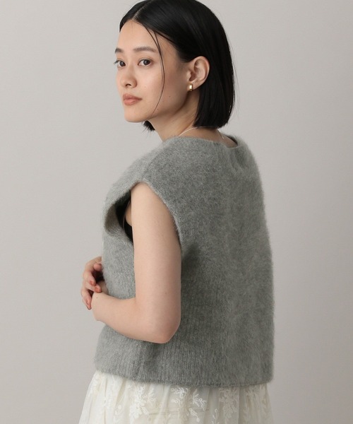 フォックスカシミヤウールラメベスト（ベスト）｜A part by（アパート