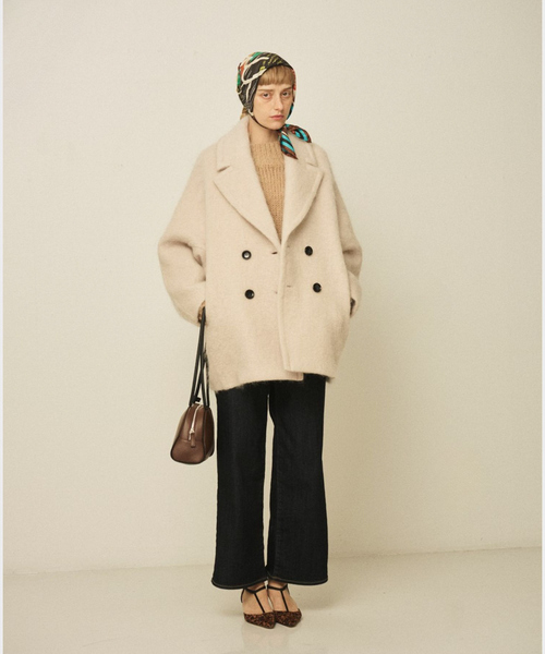 manipuri（マニプリ）の「【manipuri/マニプリ】レコード柄シルクスカーフ 65×65（バンダナ/スカーフ・レディース・レッド/ブラウン・フリー）」の13枚目の写真