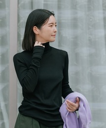 Garance et VioLette/ギャランスエトヴィオレット エアリータートル ロングスリーブTシャツ