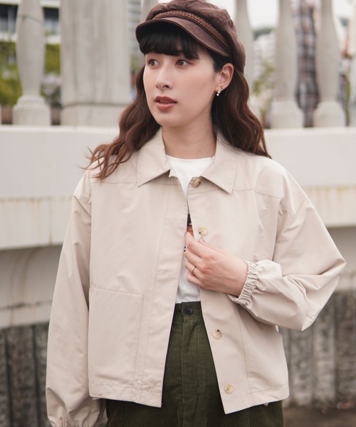 ZOZOMARKET（ゾゾマーケット）の「ボリュームスリーブシャツジャケット-ZOZOMARKET by ハヤシアンナ（シャツ/ブラウス・レディース・サンドベージュ・マルチサイズ）」の13枚目の写真