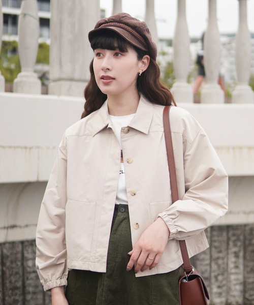 ZOZOMARKET（ゾゾマーケット）の「ボリュームスリーブシャツジャケット-ZOZOMARKET by ハヤシアンナ（シャツ/ブラウス・レディース・サンドベージュ・マルチサイズ）」の14枚目の写真