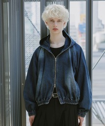 HARE | 【SET UP対応】コンパクトデニムフードブルゾン(HARE)(ブルゾン)