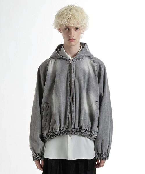 HARE(ハレ)の「【SET UP対応】コンパクトデニムフードブルゾン(HARE)(ブルゾン・メンズ・レッド/ブルー/ブラック/グレー/ブルー系その他・SMALL/MEDIUM)」の21枚目の写真