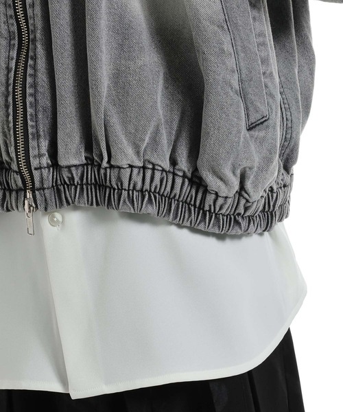 HARE(ハレ)の「【SET UP対応】コンパクトデニムフードブルゾン(HARE)(ブルゾン・メンズ・レッド/ブルー/ブラック/グレー/ブルー系その他・SMALL/MEDIUM)」の15枚目の写真