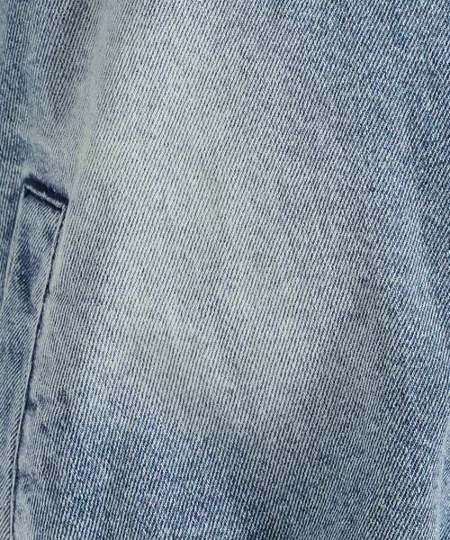 HARE(ハレ)の「【SET UP対応】コンパクトデニムフードブルゾン(HARE)(ブルゾン・メンズ・レッド/ブルー/ブラック/グレー/ブルー系その他・SMALL/MEDIUM)」の10枚目の写真