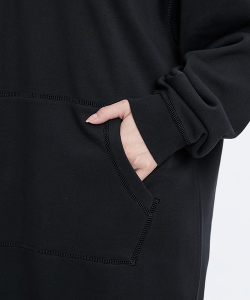 RVCA(ルーカ)の「RVCA レディース CLASSIC HOODED DRESS ワンピース 【2025年秋冬モデル】 @autumn/ルーカスウェットワンピース(ワンピース・レディース・ブラック/グレー/オフホワイト・SMALL/MEDIUM/LARGE)」の14枚目の写真