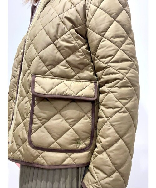 BROOKS BROTHERS(ブルックスブラザーズ)の「ナイロンタフタ キルティング フーデッドジャケット(その他アウター・レディース・オリーブ・LARGE/MEDIUM/SMALL/X-SMALL)」の11枚目の写真