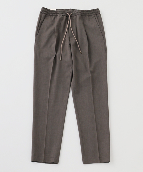 BRIGLIA 1949（ブリリア）の「BRIGLIA(ブリリア) Wimbledon Marzotto イージー パンツ（スラックス・メンズ・グレー/ブラック/ブラウン系その他・46/48/50/44）」の3枚目の写真