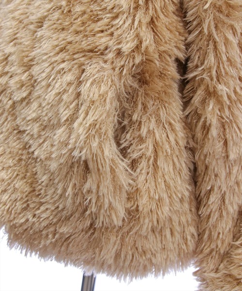 clear（クリア）の「プードルファージャケット［大人 カジュアル 着回し力抜群］≪AW新作≫（その他アウター・レディース・ベージュ/アイボリー・F）」の12枚目の写真