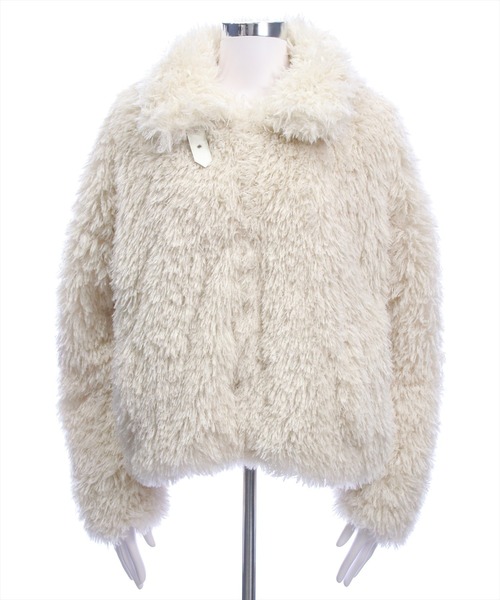 clear（クリア）の「プードルファージャケット［大人 カジュアル 着回し力抜群］≪AW新作≫（その他アウター・レディース・ベージュ/アイボリー・F）」の9枚目の写真