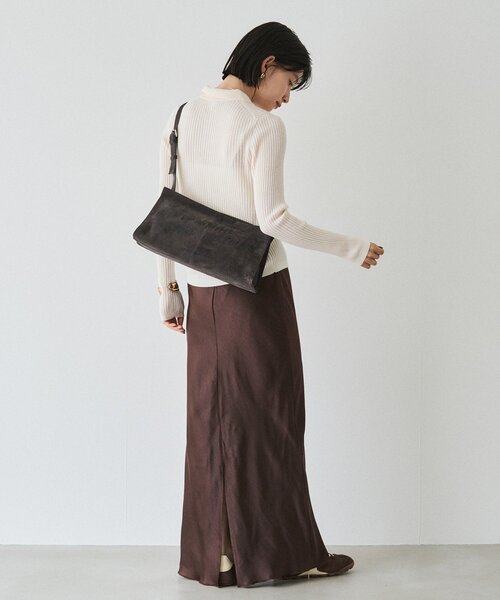 ステンシルデザインスエードショルダーバッグ（ショルダーバッグ