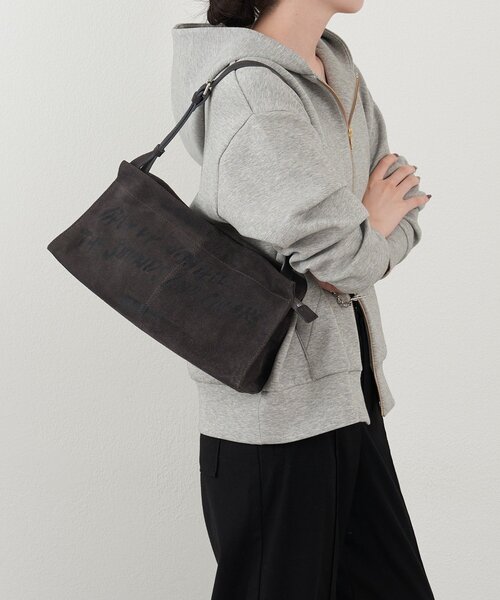 russet（ラシット）の「ステンシルデザインスエードショルダーバッグ（ショルダーバッグ・レディース・グレー/ダークブラウン/イエロー・FREE）」の12枚目の写真