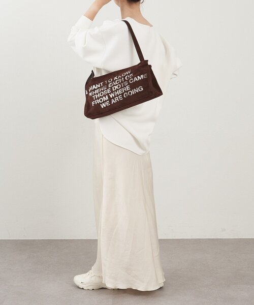 russet(ラシット)の「ステンシルデザインスエードショルダーバッグ(ショルダーバッグ・レディース・グレー/ダークブラウン/イエロー・FREE)」の19枚目の写真