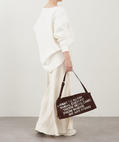 russet(ラシット)の「ステンシルデザインスエードショルダーバッグ(ショルダーバッグ・レディース・グレー/ダークブラウン/イエロー・FREE)」の20枚目の写真