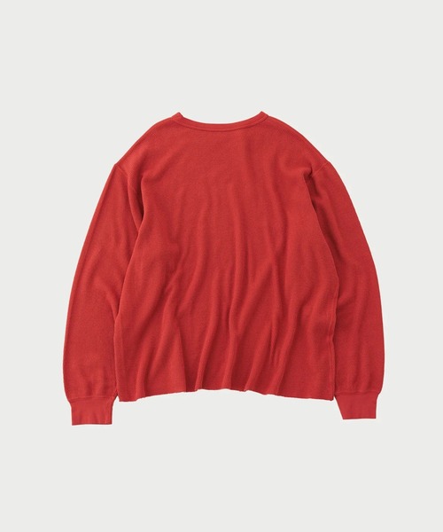 URU TOKYO(ウルトーキョー)の「【URU TOKYO】CREW NECK L/S TEE(Tシャツ/カットソー・メンズ・レッド/ブラック・FREE)」の3枚目の写真