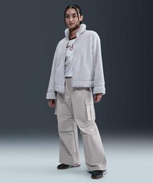 ナイキ スポーツウェア ウィメンズ ミッドライズ オーバーサイズド ウーブン カーゴ　パンツ / Nike Sportswear Women's Mid-Rise Oversized Woven Cargo Pants HV1967-667 Silt Red