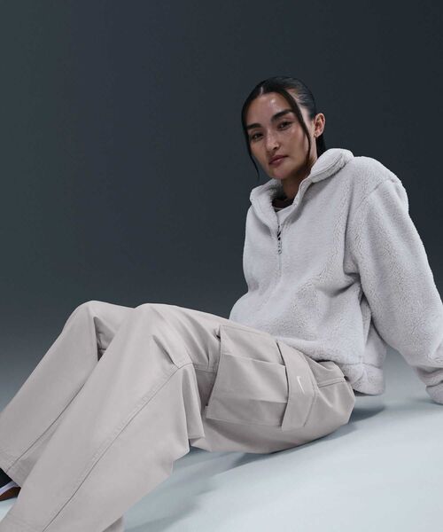 NIKE(ナイキ)の「ナイキ スポーツウェア ウィメンズ ミッドライズ オーバーサイズド ウーブン カーゴ パンツ / Nike Sportswear Women's Mid-Rise Oversized Woven Cargo Pants HV1967-667 Silt Red(カーゴパンツ・レディース・ピンク系その他2・S/XL/L/XS/M)」の8枚目の写真