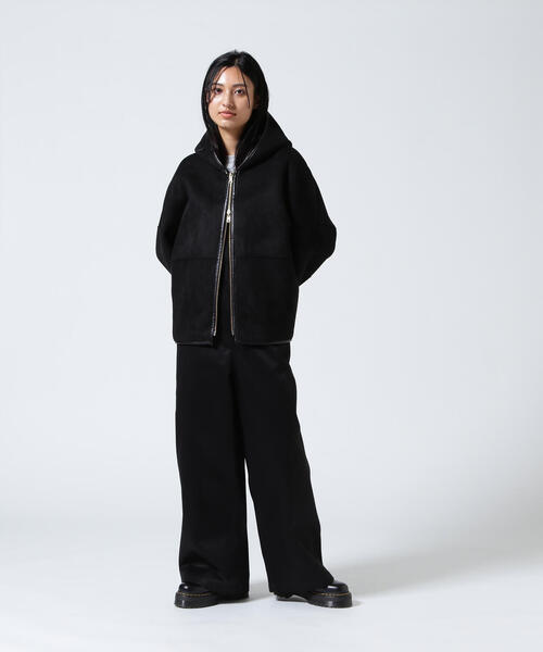 Risley（リズレー）の「Risley/リズレー/リバーシブルボアフーディ（ブルゾン・レディース・アイボリー/ブラック・F）」の5枚目の写真