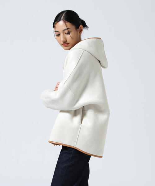 Risley（リズレー）の「Risley/リズレー/リバーシブルボアフーディ（ブルゾン・レディース・アイボリー/ブラック・F）」の15枚目の写真