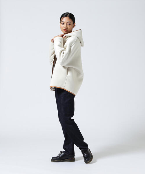 Risley（リズレー）の「Risley/リズレー/リバーシブルボアフーディ（ブルゾン・レディース・アイボリー/ブラック・F）」の14枚目の写真